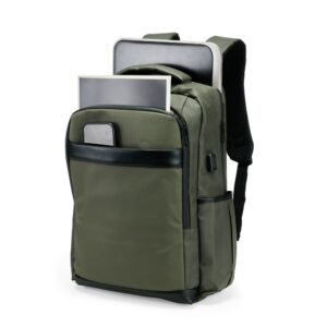 Mochila Couro Sintético USB 26L